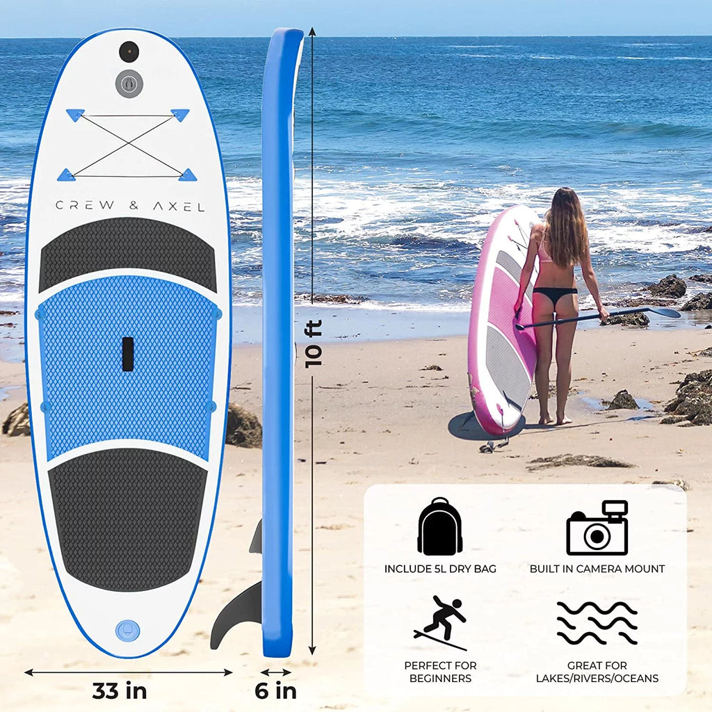Blue Inflatable Paddle Board SUP Kit K4825