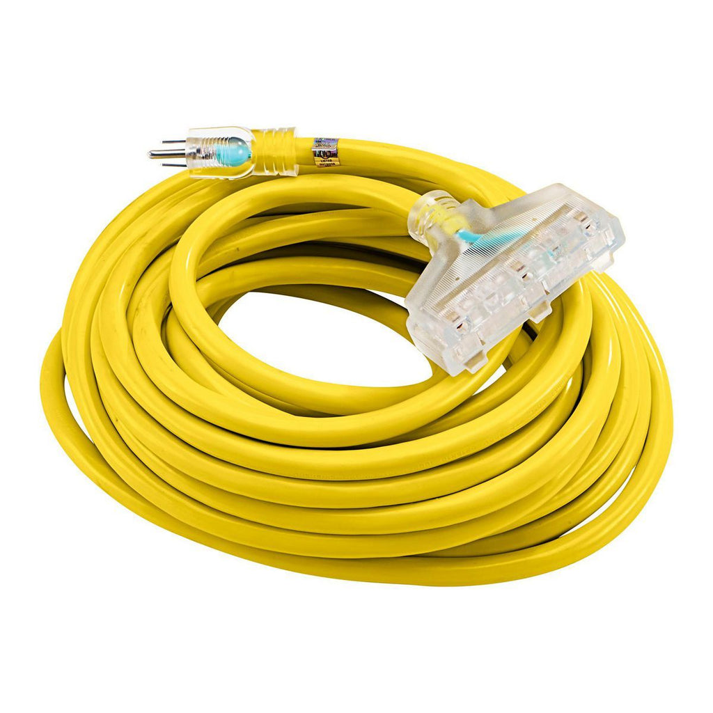 50 ft. 10/3 Gauge Triple-Tap Extension Cord F73262