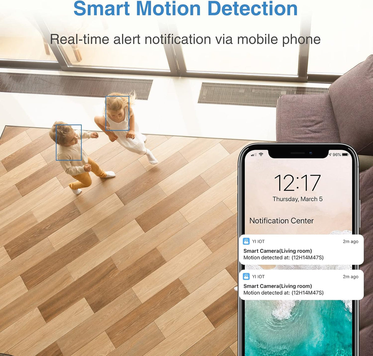 1080P HD WiFi Camera with Night Vision, Motion Detection, Two-Way Audio, 4-Pack E4952