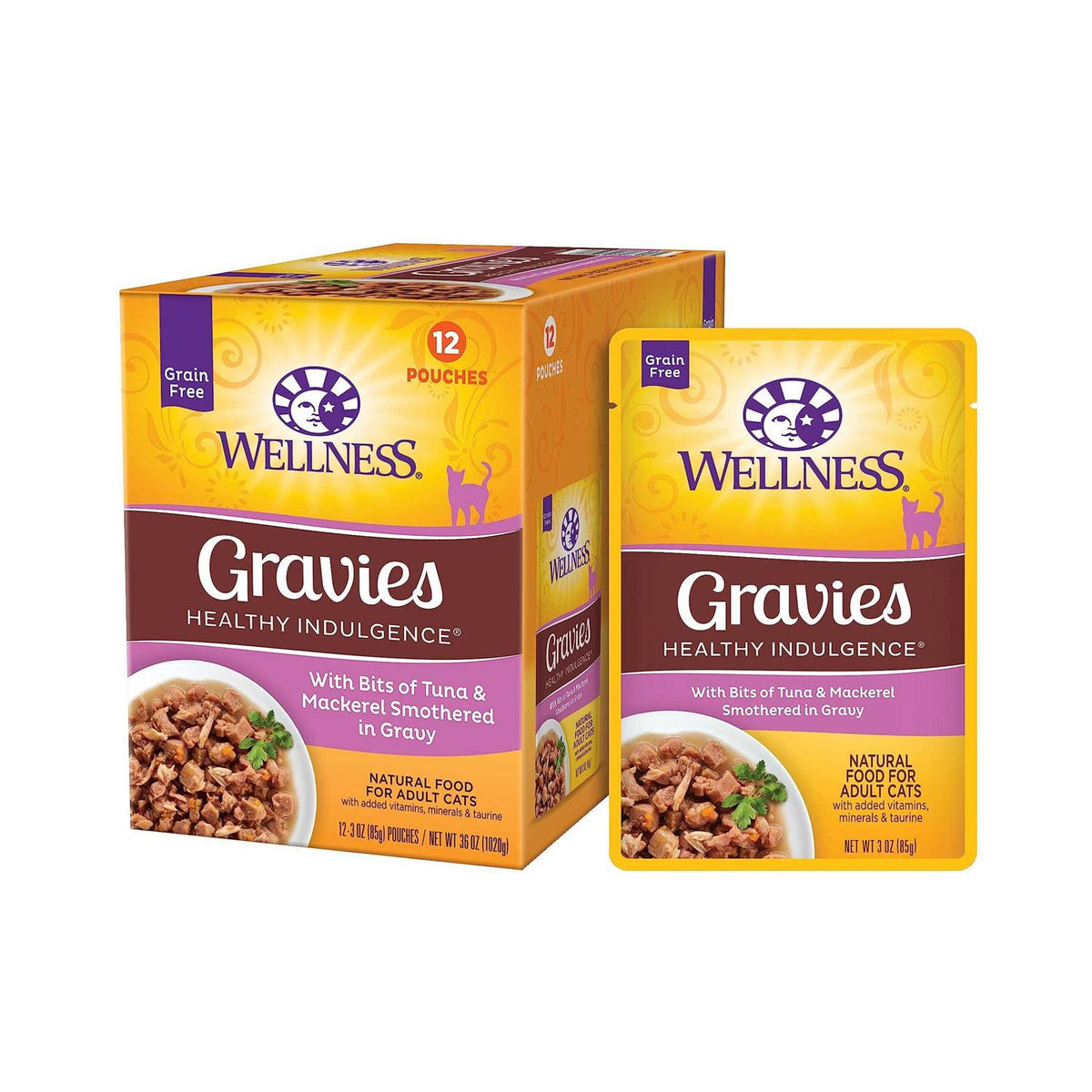 Natural Grain Free Cat Food Pouch A495