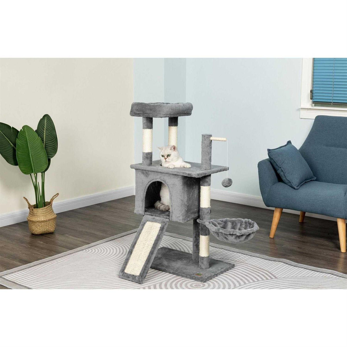 38in Three Level Cat Tree Tower L151747