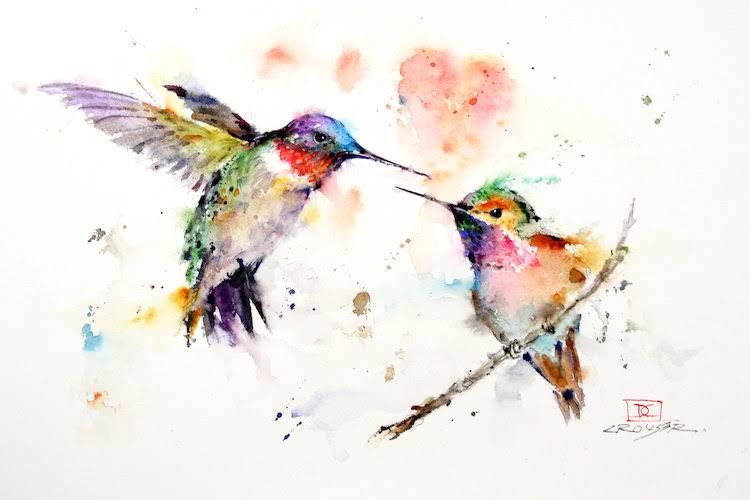 Hummingbirds Canvas Art Wall Decor M577883