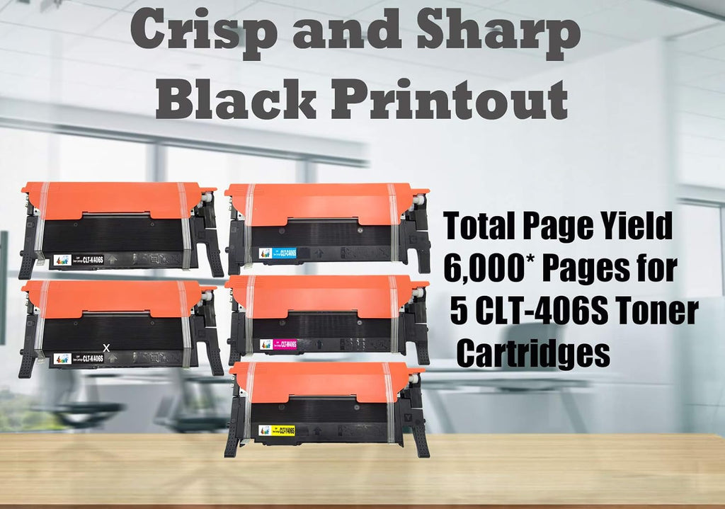 5 Pack Compatible Toner Cartridges 2xBK+CYM P191523