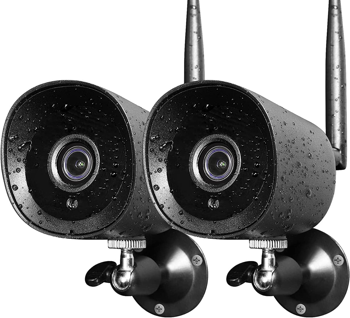 2Pack 1080P Full HD WiFi IP Camera with Night Vision L7828