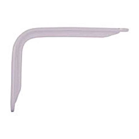White 8 inch Bracket Shelf V612