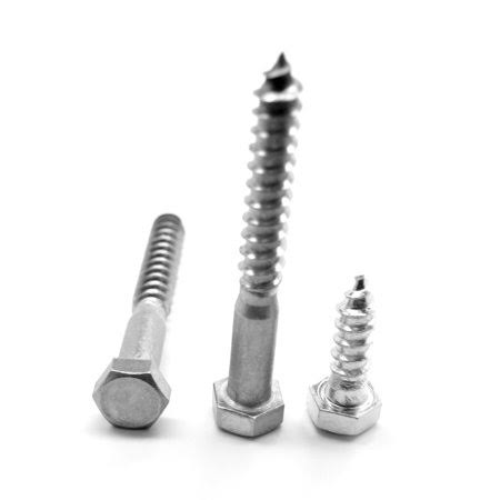 5/8 inch x 12 inch Hex Lag Screw Zinc Plated 5 Pk J494