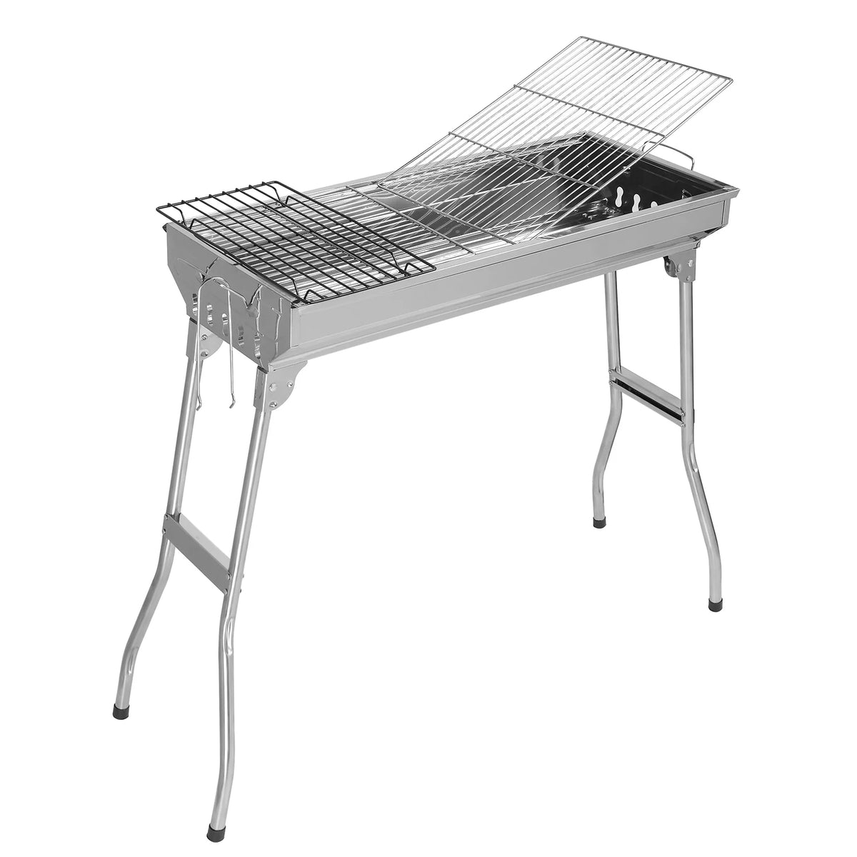 28'' Stainless Steel Charcoal BBQ Grill I8485