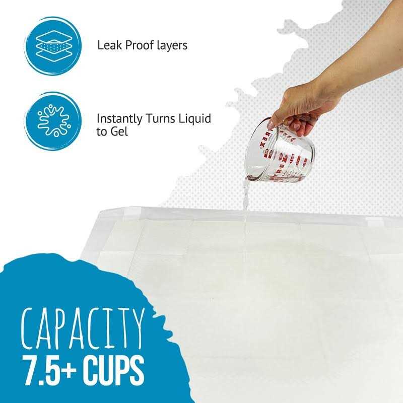 Large Dog Pee Pads with Adhesive Sticky Tape M575080