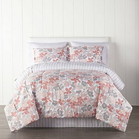 Orange Reversible Complete Bedding Set with Sheets O170489