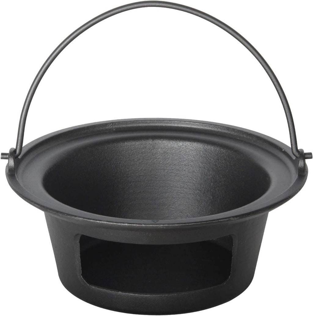 Cast Iron Ash Can with Handle Charcoal Ash Basket Y151