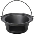 Cast Iron Ash Can with Handle Charcoal Ash Basket Y151