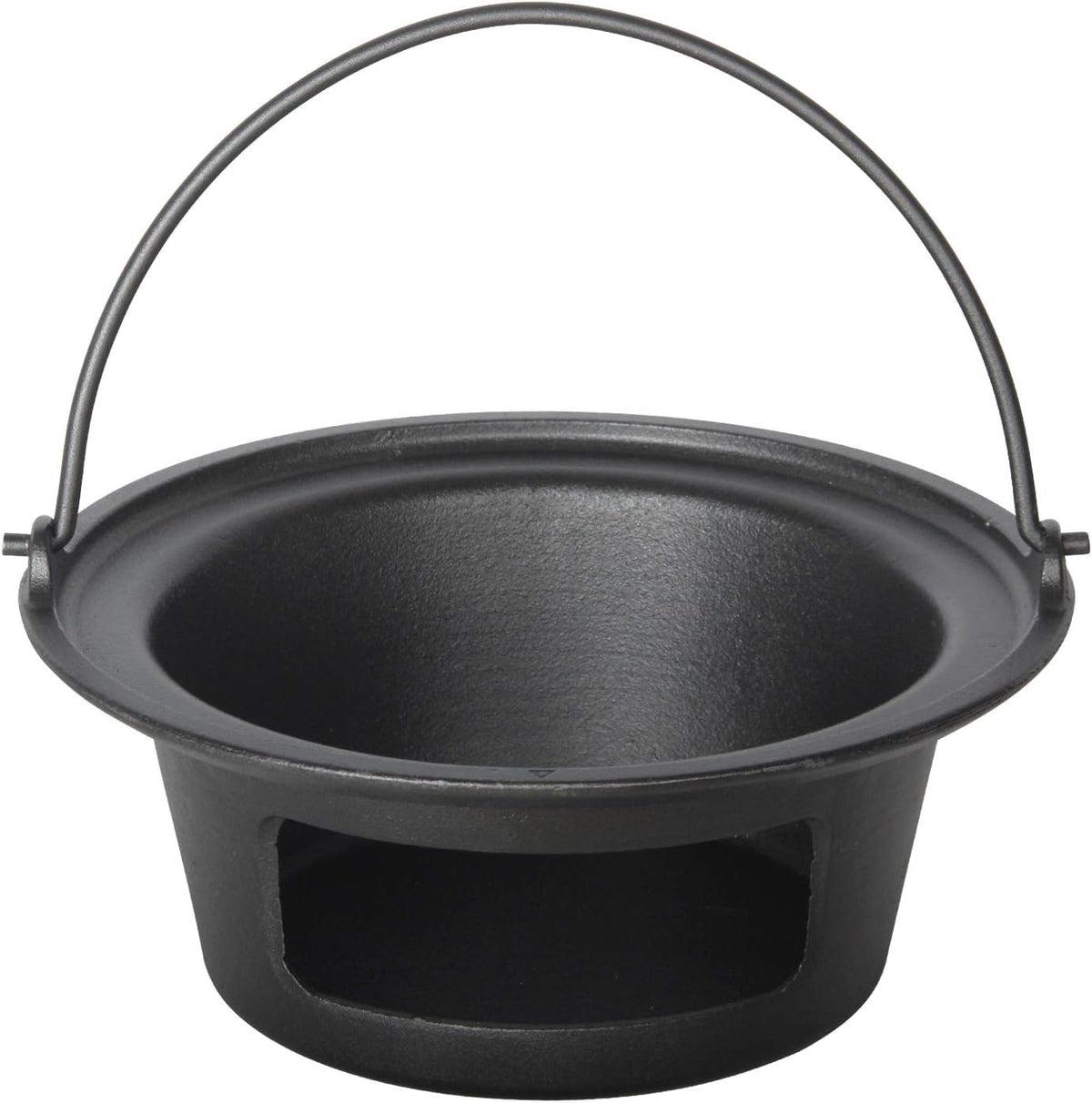 Cast Iron Ash Can with Handle Charcoal Ash Basket Y151