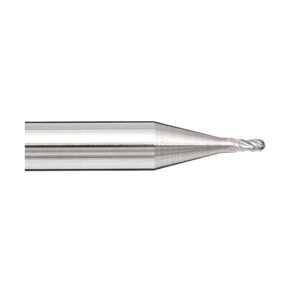 Carbide Micro Ball Nose End Mill 4 Flutes B510