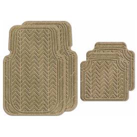 Camel Chevron Pattern Car Mats Set of 4 E5515