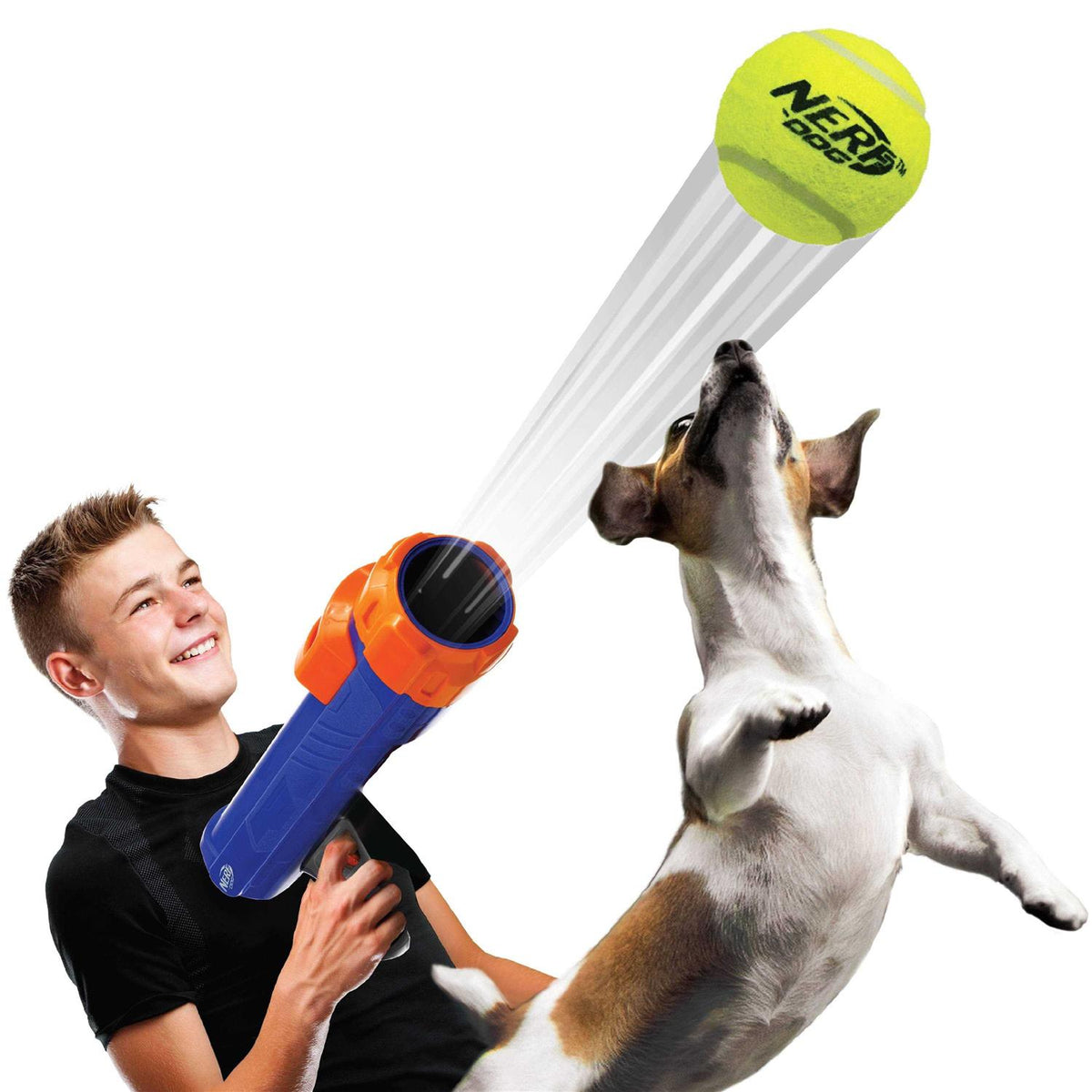 16” Tennis Ball Blaster Dog Toy with 4 Balls S19060
