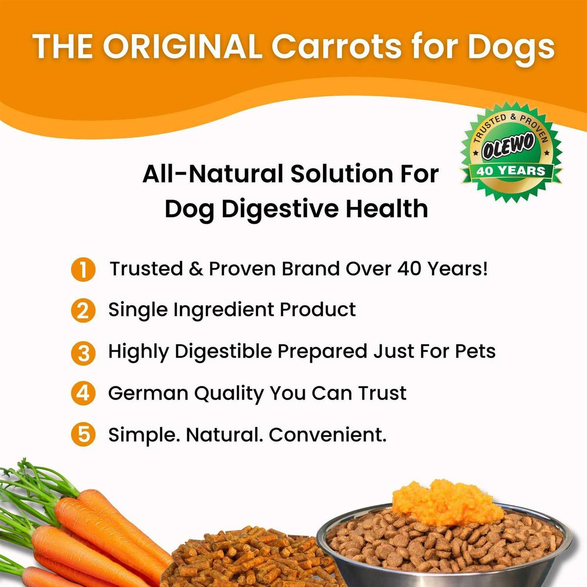 Carrots for Dogs Fiber C8204