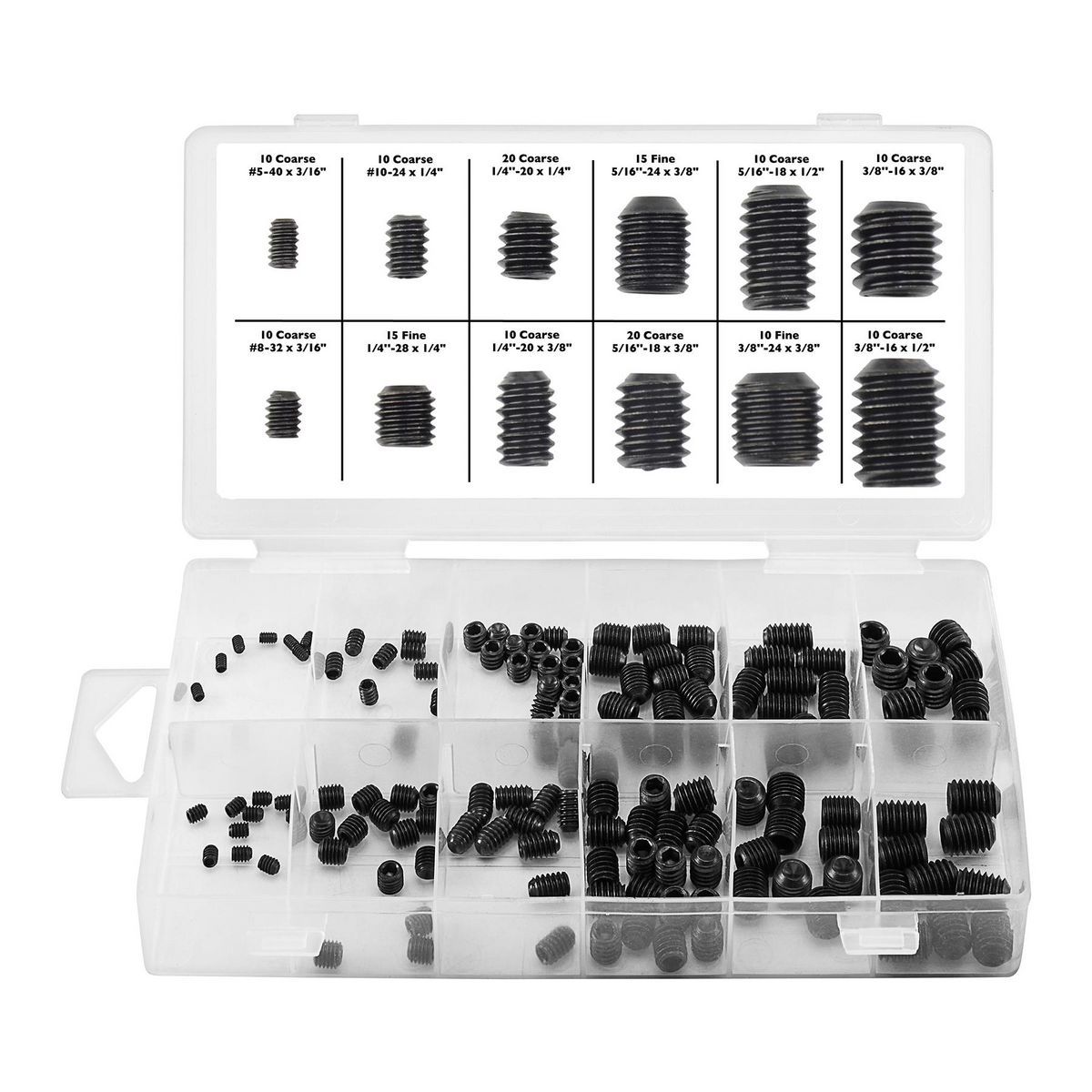 150-Piece Socket Set Screw Assortment X63997