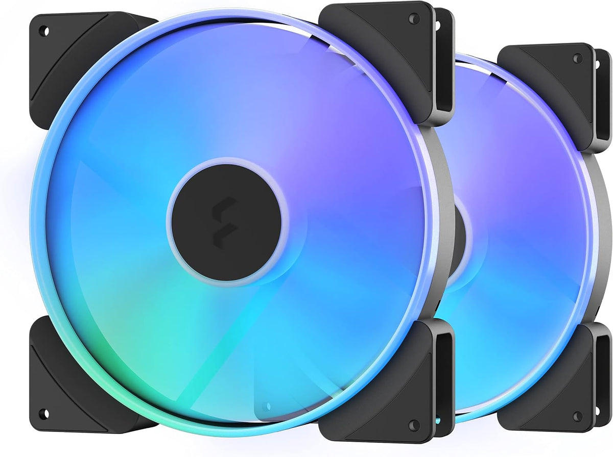 180 mm Addressable RGB LED Computer Case Fan (2-Pack) W643915