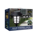 Black Solar Pathway Lights Set of 4 Q85116