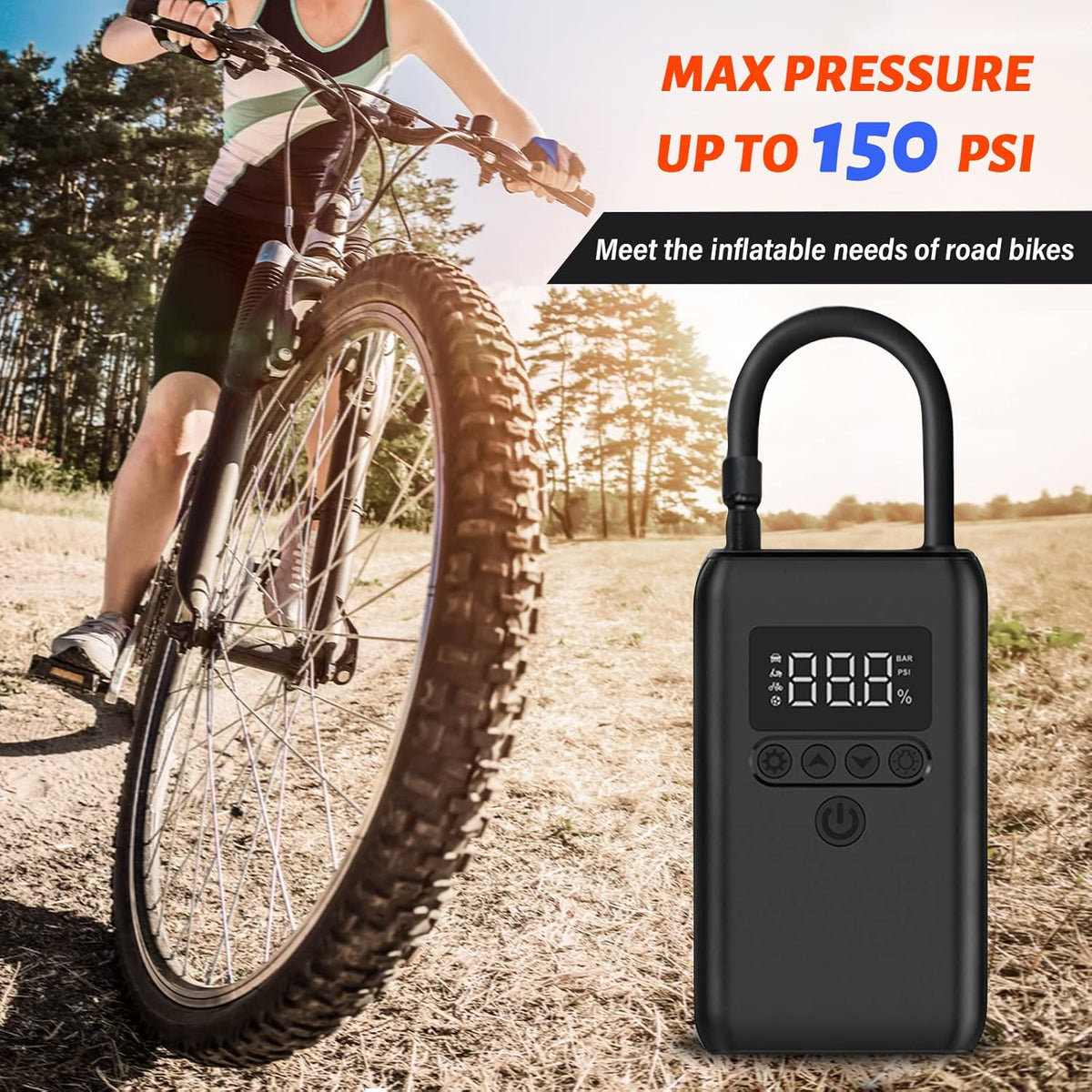Portable 12V DC Electric 150PSI Air Compressor Tire Pump Inflator T25510
