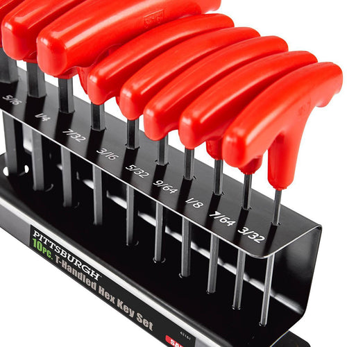 10 Piece SAE T-Handle Hex Key Set K14316