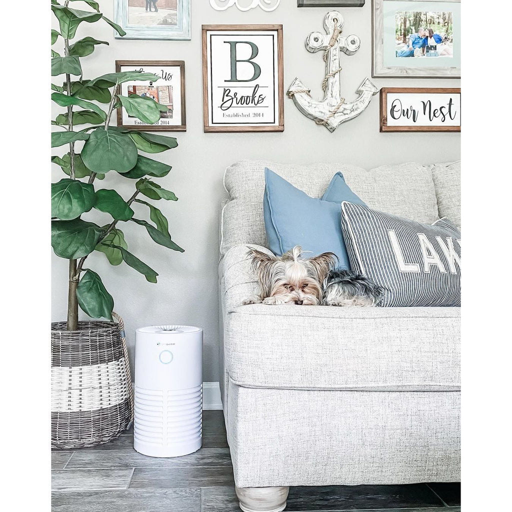 White HEPA Air Purifier with UV Sanitizer X9599