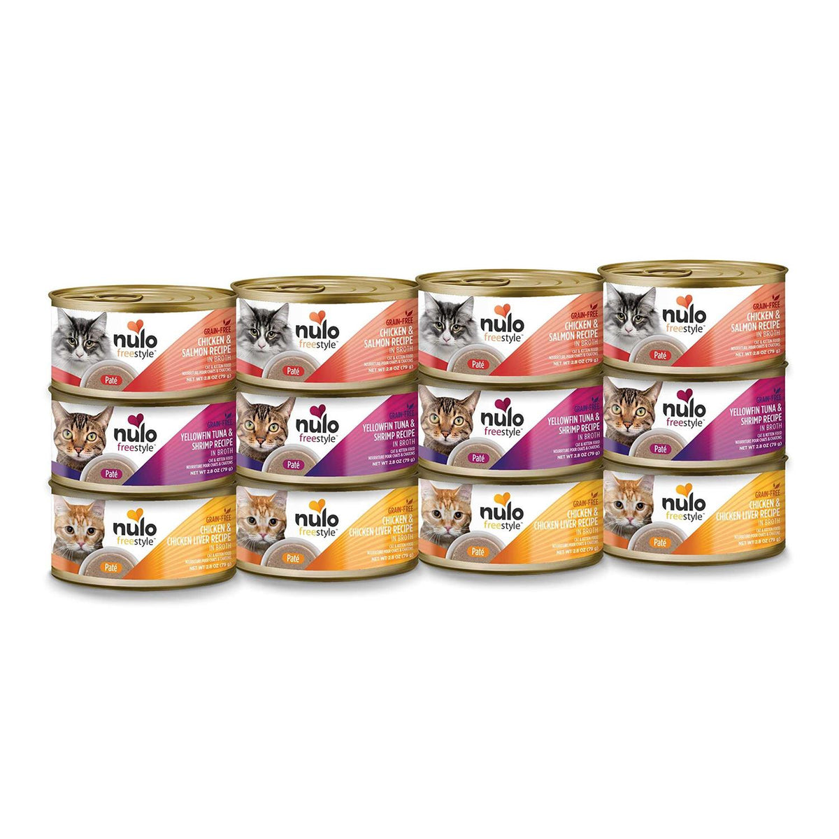 Grain-Free Pate Cat Food Variety Pack T471668