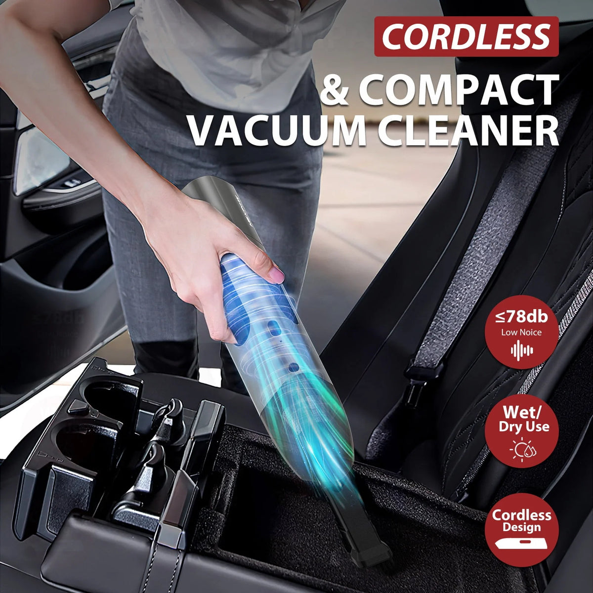 Handheld Cordless Car Vacuum Cleaner J982