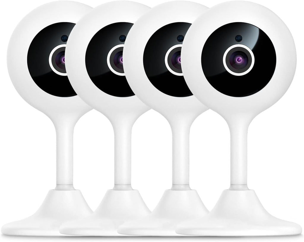 1080P HD WiFi Camera with Night Vision, Motion Detection, Two-Way Audio, 4-Pack E4952