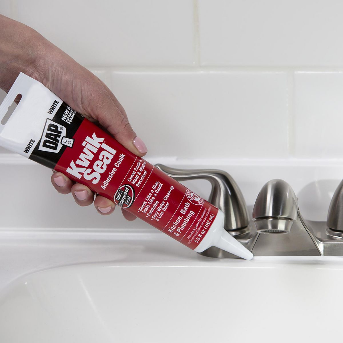 5.5 oz. Tub and Tile Adhesive Caulk X1804