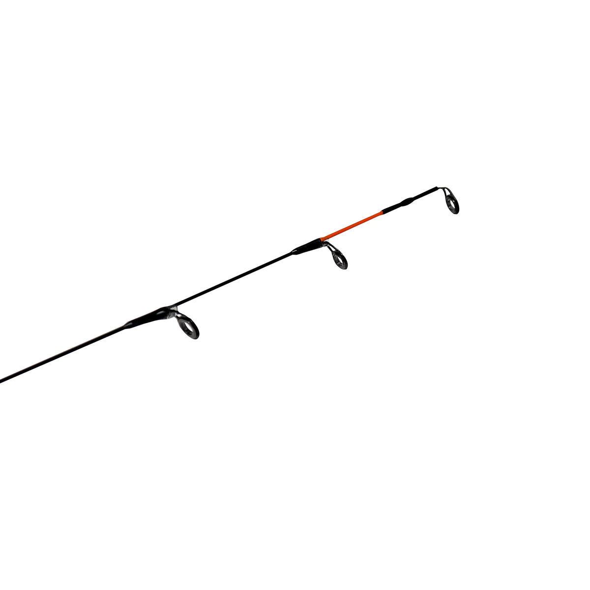 Ice Spinning Reel and Ice Fishing Rod Combo, Solid Carbon Rod, Graphite Reel with Aluminum Spool N1327
