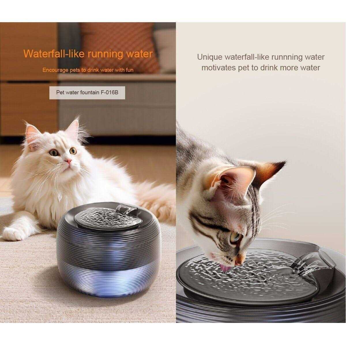 Translucent Pet Drinking Water Fountain T958546