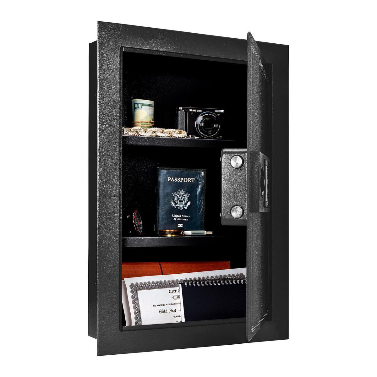 0.53 cu. Ft. Electronic Digital Wall Safe D7199