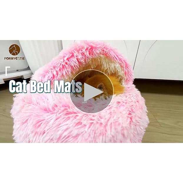 Hooded Round Dog Bed & Cat Cave Bed H64085