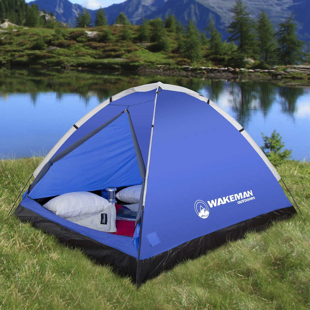 2-Person Water-Resistant Dome Tent with Rain Fly and Carry Bag Q83161