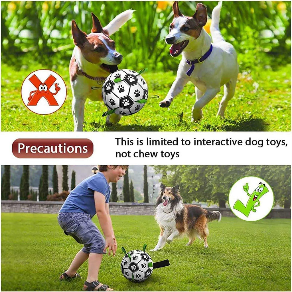 Dog Toys Soccer Ball with Straps A279