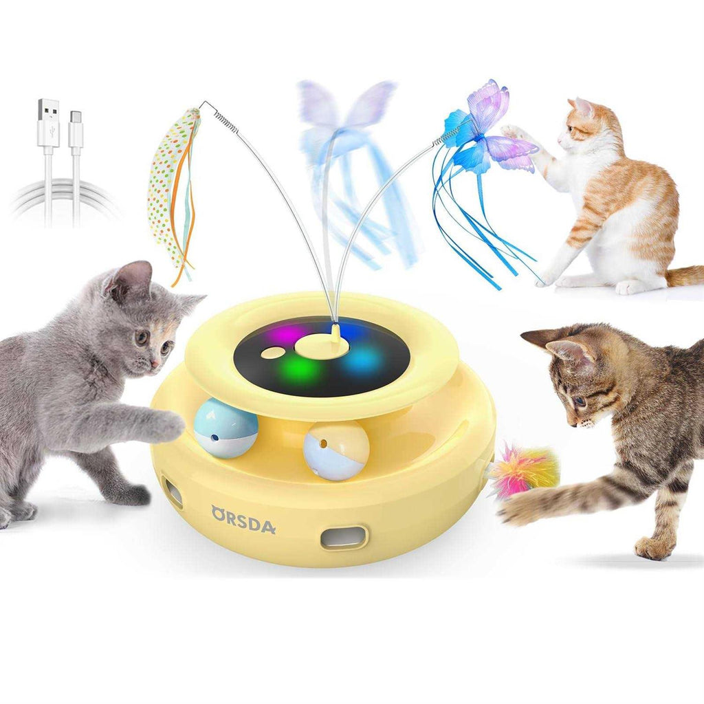 3-in-1 Rechargeable Interactive Cat Toys P271