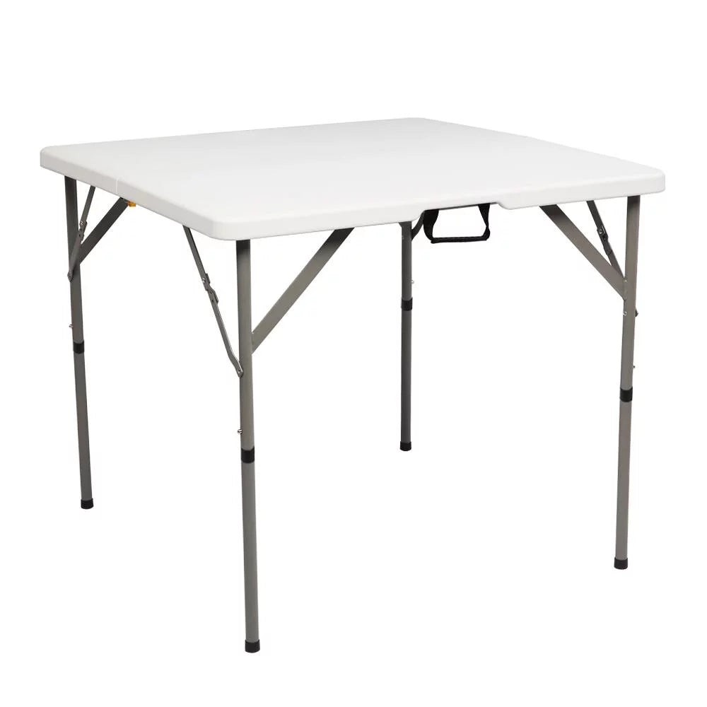 4 Ft White Round Folding Plastic Dining Table I1649