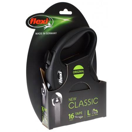 Black Retractable Tape Leash V365