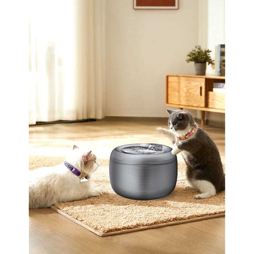 Translucent Pet Drinking Water Fountain T958546