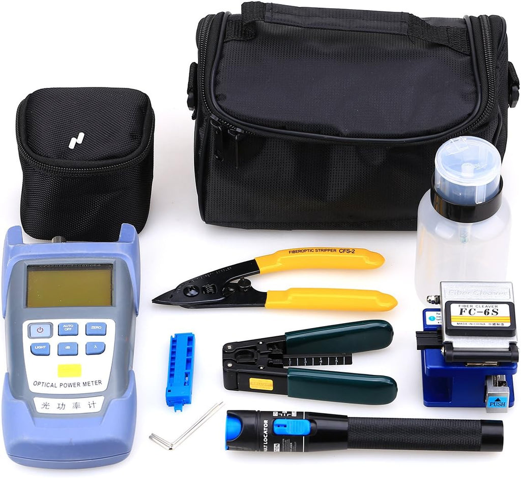 Fiber Optic Tool Kit with Power Meter and Visual Fault Locator Z60761