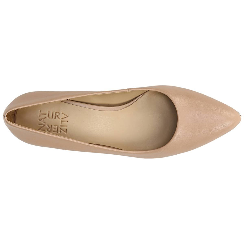 Black Leather Pumps E5712