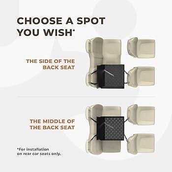 Extra Stable Dog Car Seat with 4 Fastening Straps P767312