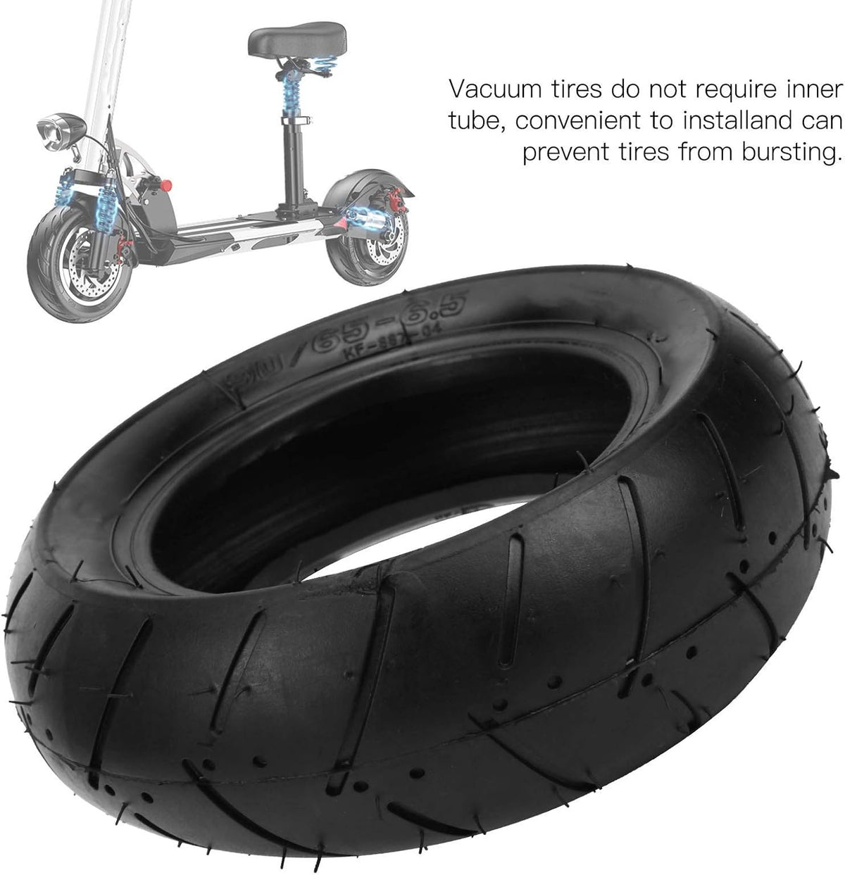 90/65-6.5 Rubber Scooter Tire D228081
