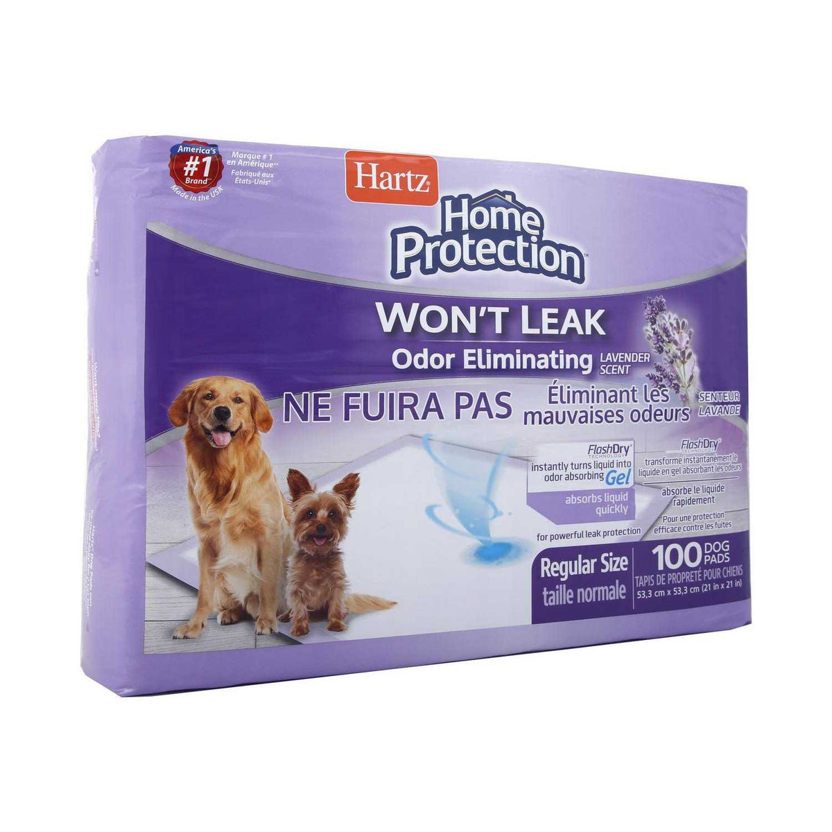 Lavender Scent Odor Eliminating Dog Pads U74151