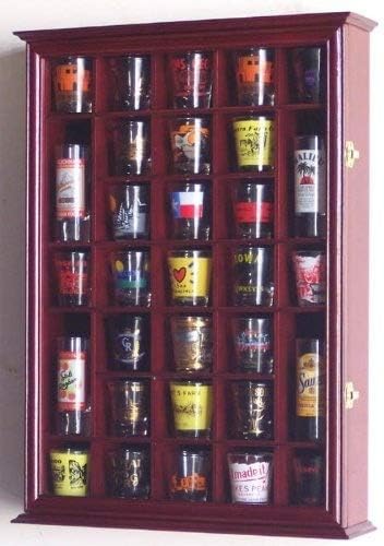 Shot Glass Display Case Wall Rack L44669