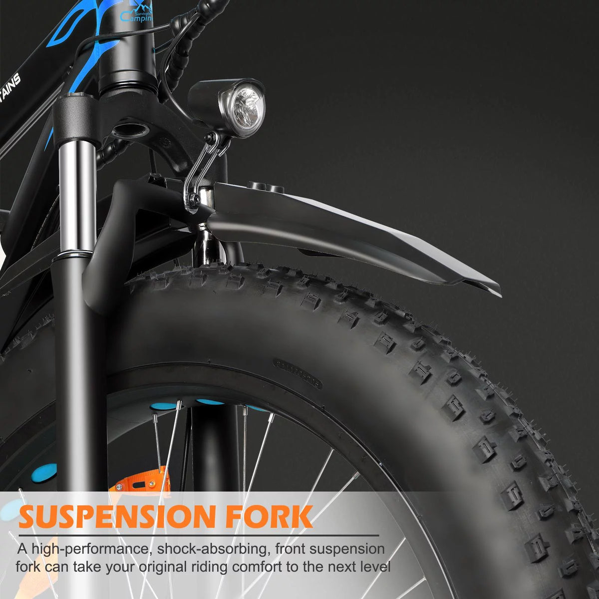 26 inch 7-Speed Electric Mountain Bicycle 500W 48V 10Ah A3149