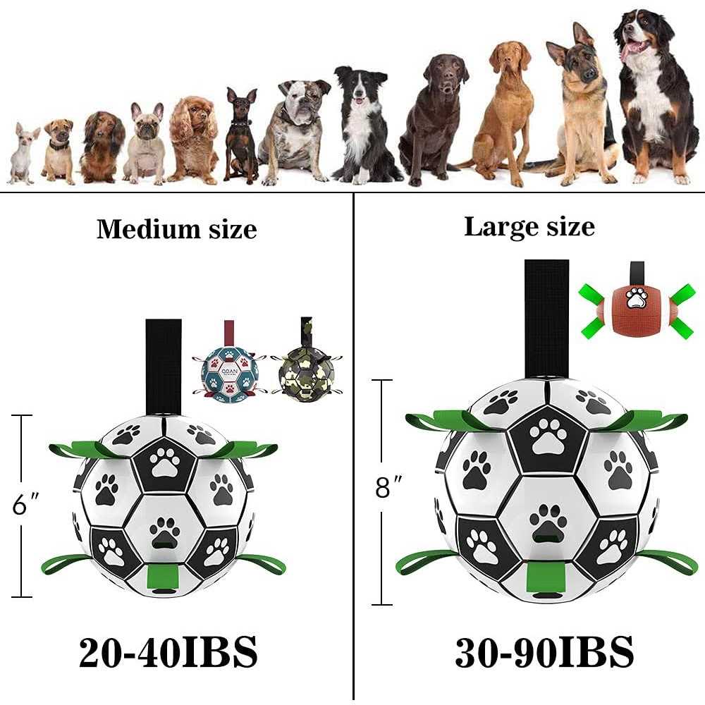 Dog Toys Soccer Ball with Straps A279