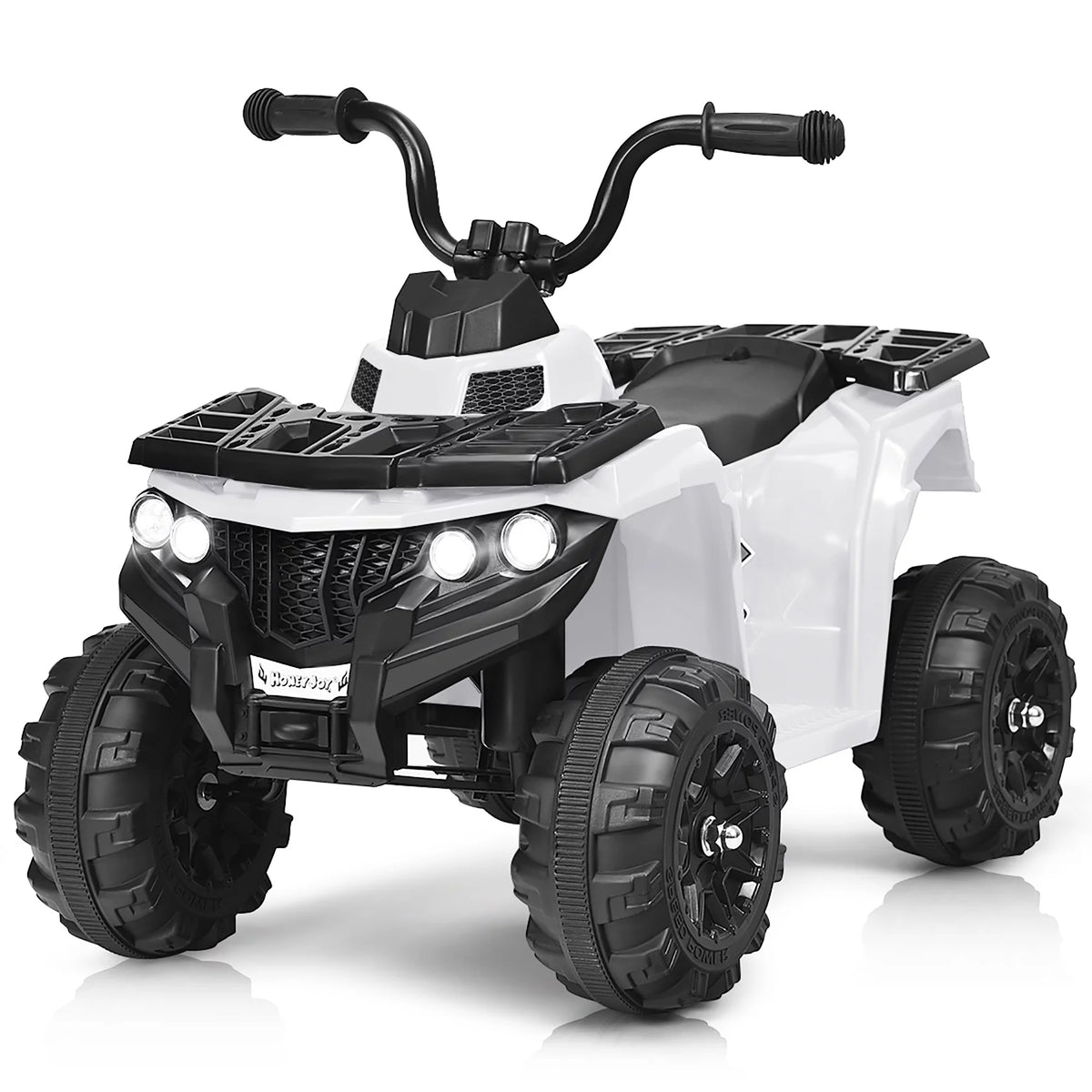 Kids Ride On ATV Quad 4 Wheeler Electric Toy Car 6V White V74229