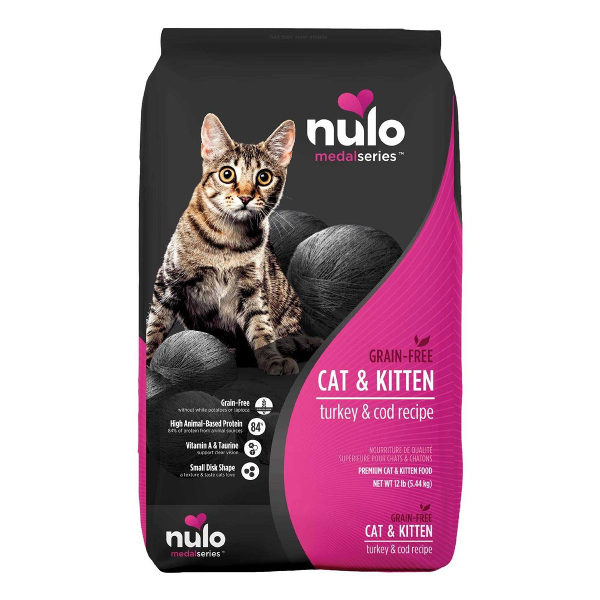 Grain-Free Turkey & Cod Dry Cat & Kitten Food X496